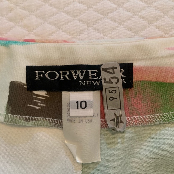 Watercolor print skort - Picture 3 of 3